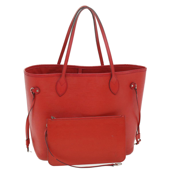 Louis Vuitton Bags Louis Vuitton Epi Neverfull Mm Tote Bag Red